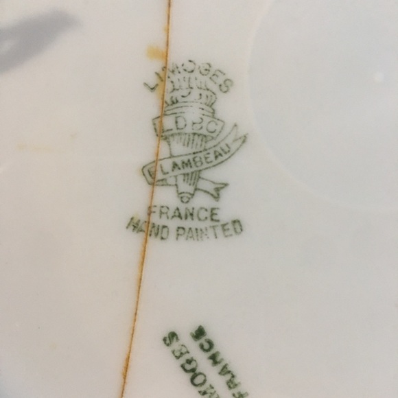 LDBC Flambeau Limoges quail plate